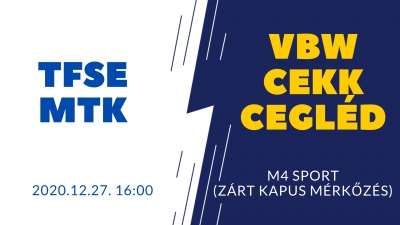 Vasárnap újra tévés meccs